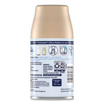 Glade® Automatic Air Freshener, Clean Linen, 6.2 Oz freeshipping - TVN Wholesale